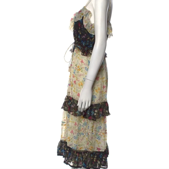 Anthropologie Love Sam floral spaghetti strap dress Small - Picture 3 of 9